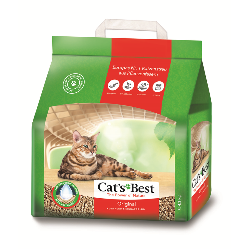 Cat´s Best Cat´s Best Original Klumpstreu - The Power of Nature - Klumpend & Einkapselnd - Produktbild