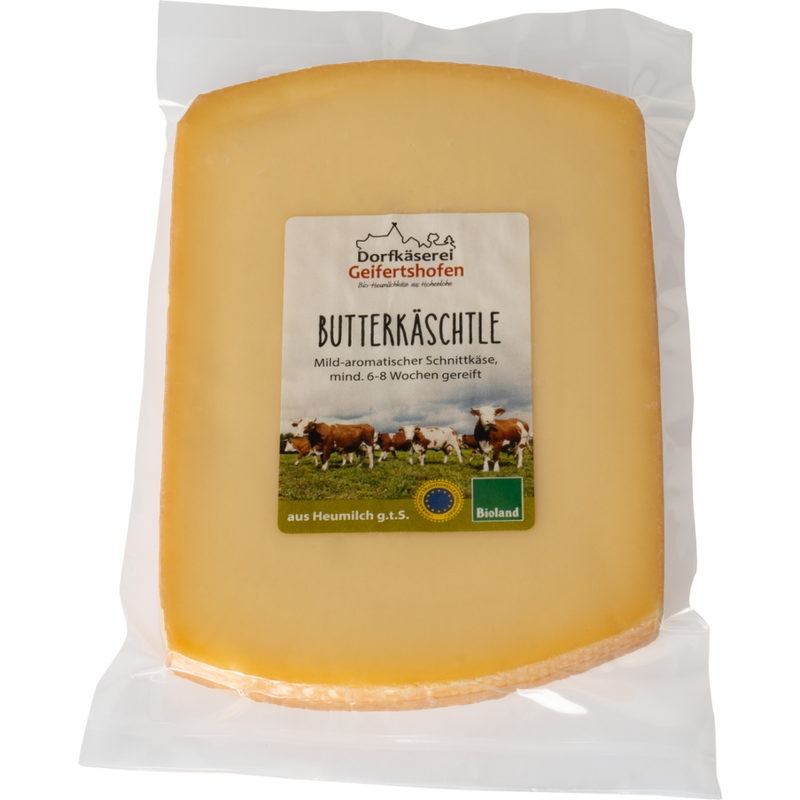 Dorfkäserei Geifertshofen Geifertshofener Butterkäschtle 140g - Produktbild
