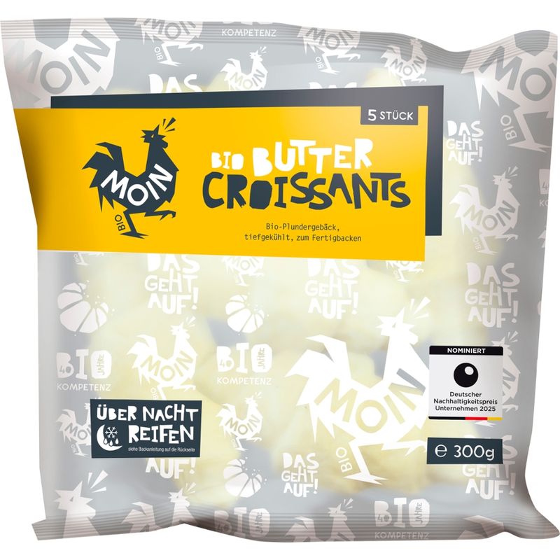 Moin Bio Backwaren Bio Butter Croissant - Produktbild