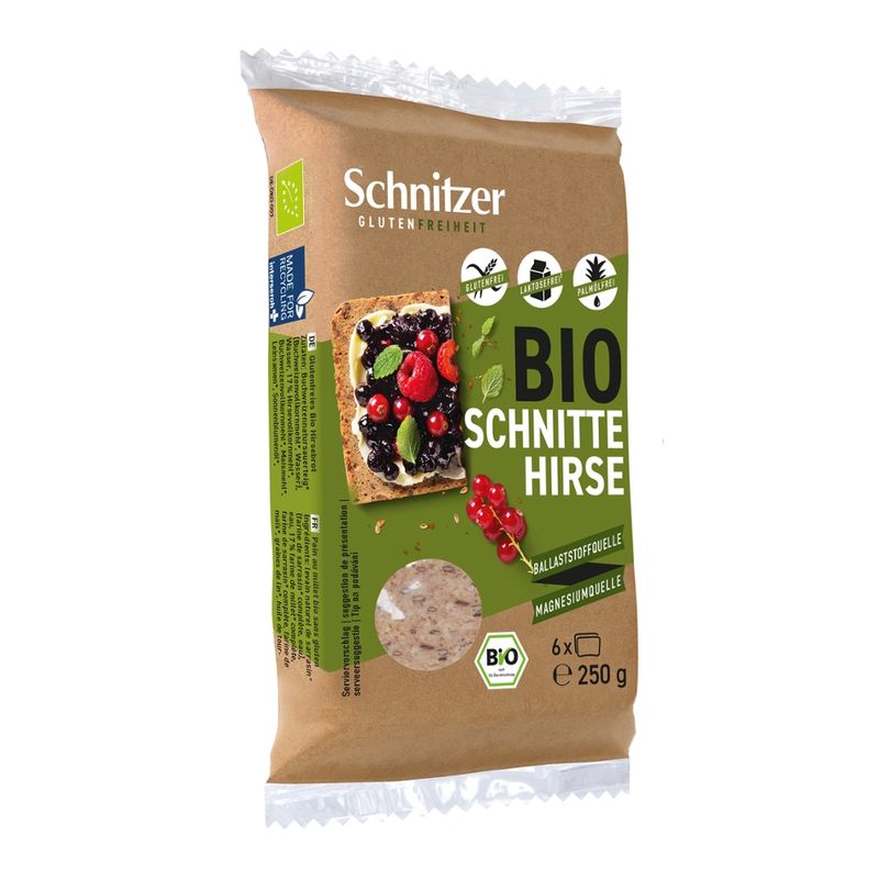 Schnitzer GLUTENFREIHEIT Bio Schnitte Hirse - Produktbild