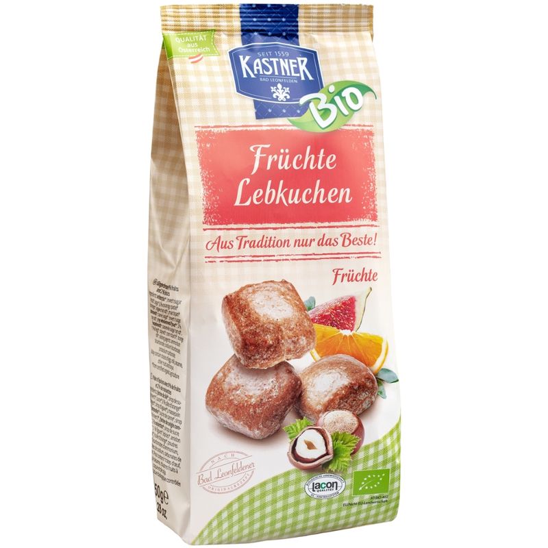 Kastner Bio Früchte Lebkuchen 150g - Produktbild