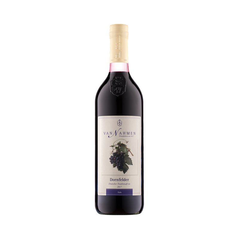 van Nahmen DORNFELDER Traubensaft rot BIO 0,75 EW - Produktbild
