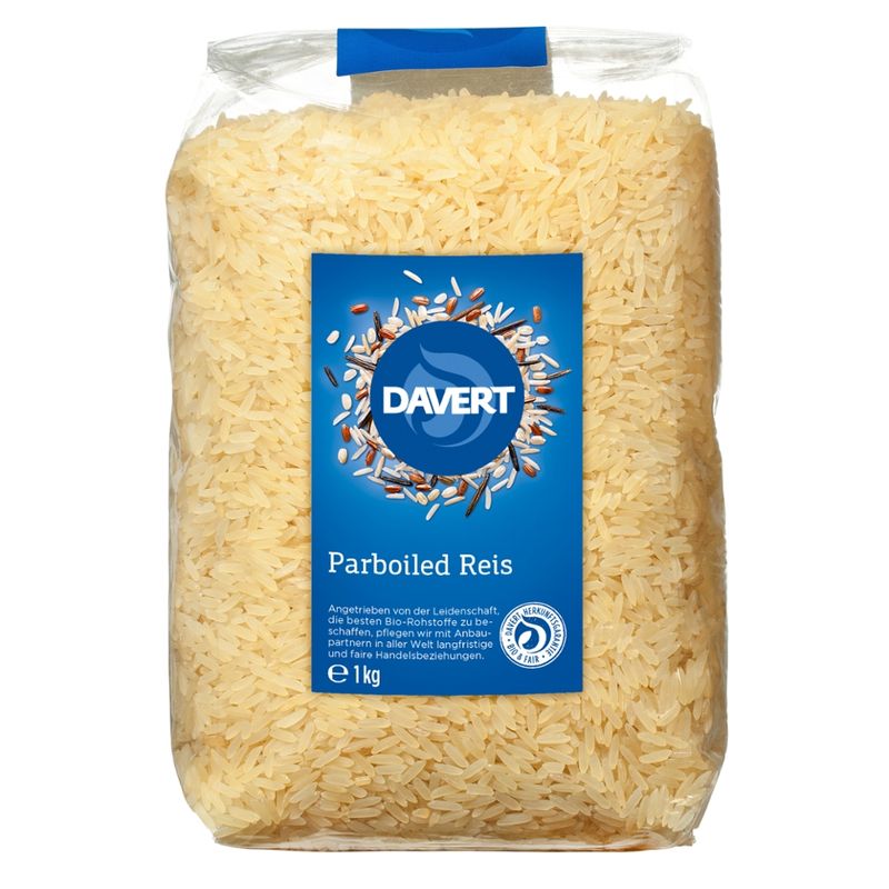 Davert Parboiled Reis 1kg - Produktbild