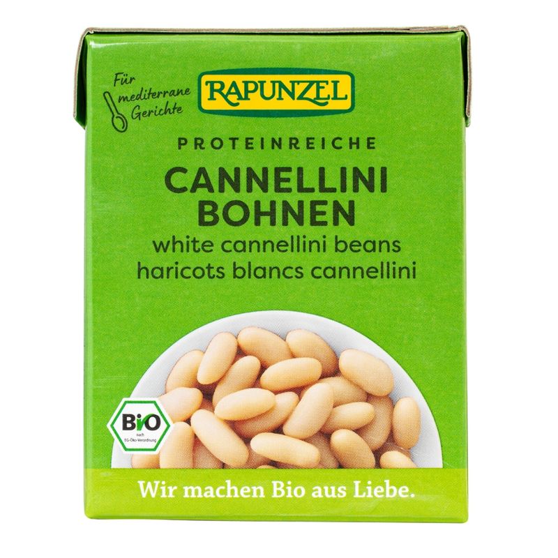 Rapunzel Weiße Cannellini Bohnen im Tetra Pak - Produktbild