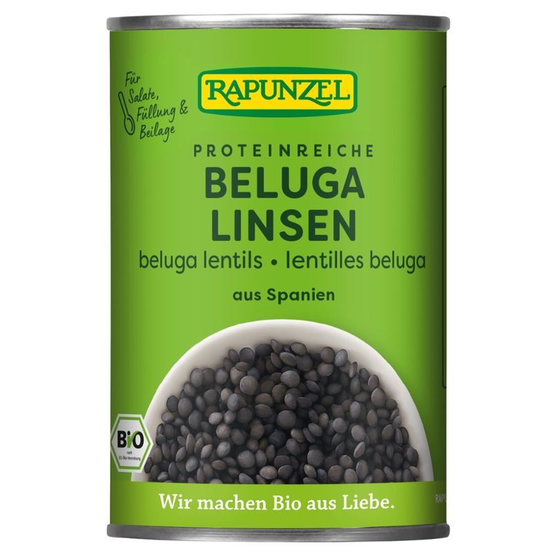 Rapunzel Beluga Linsen in der Dose - Produktbild