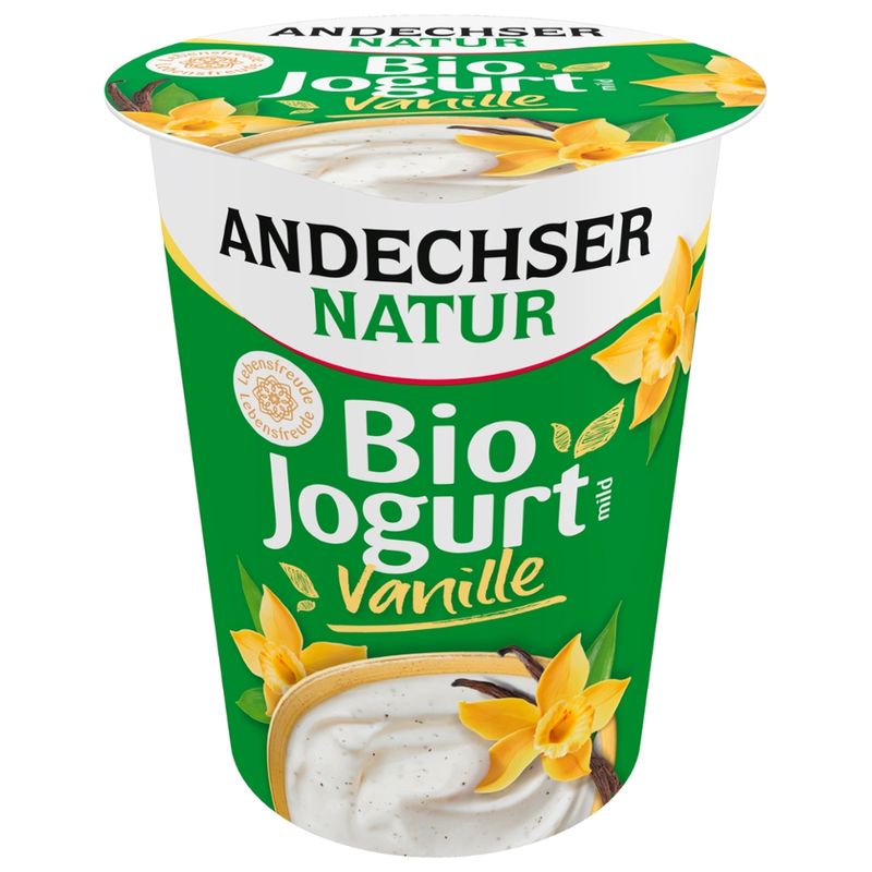 Andechser Natur Bio Jogurt Vanille 3,8% - Produktbild