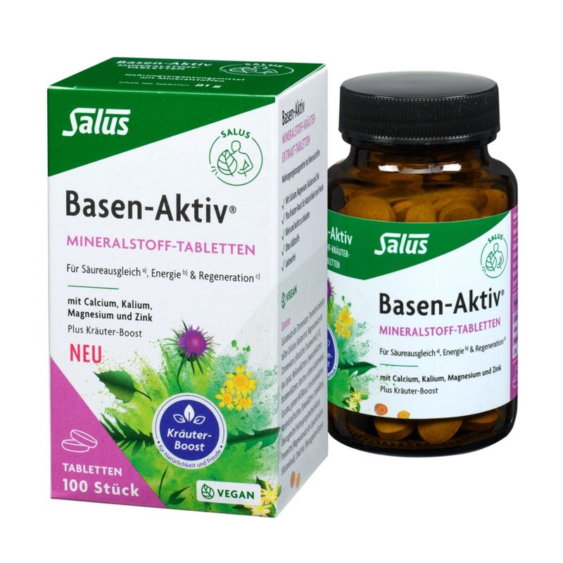 Salus® Basen-Aktiv® Mineralstoff-Tabletten 100 Stk - Produktbild