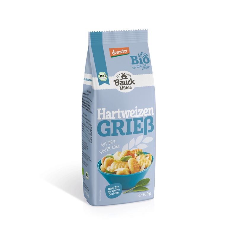 Bauck Mühle Hartweizengrieß Demeter - Produktbild
