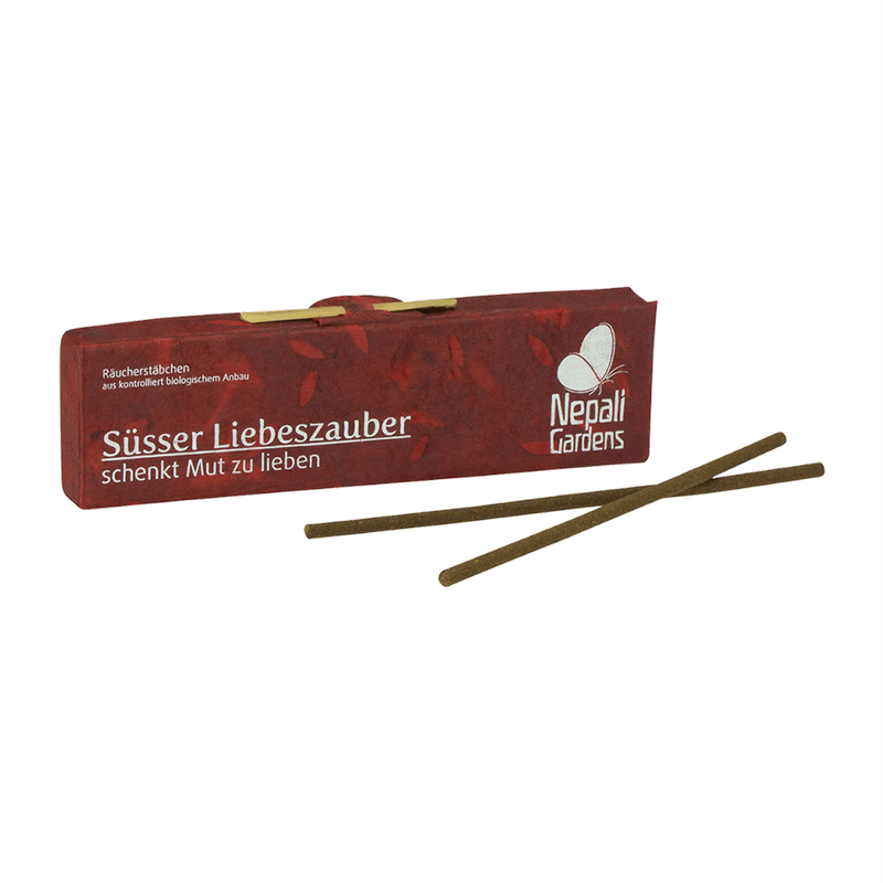 Nepali Gardens Räucherstäbchen Bio "Süßer Liebeszauber" - Produktbild