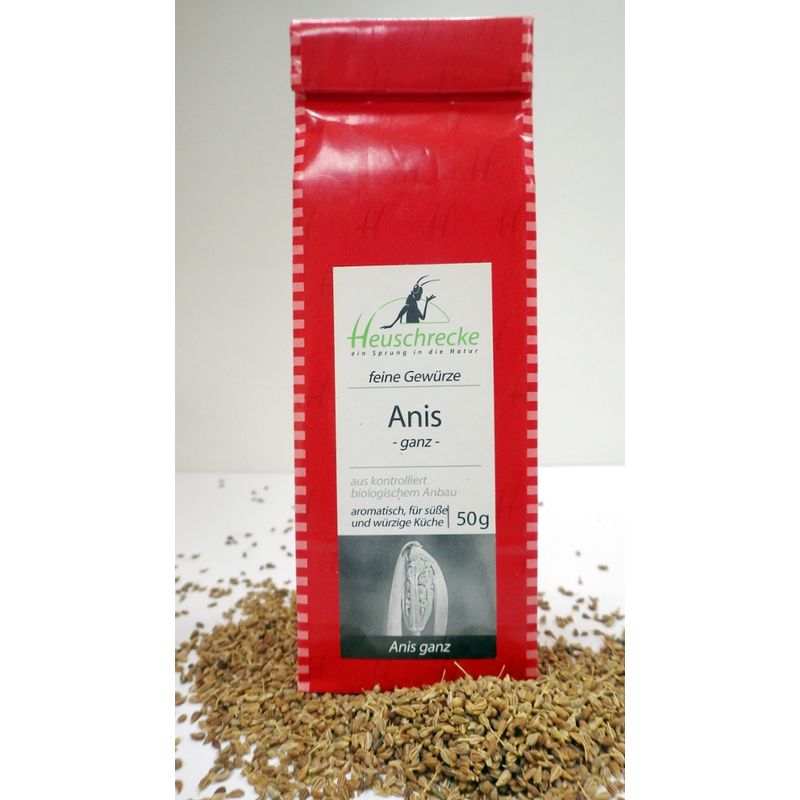 Heuschrecke Anis, ganz, kbA - Produktbild