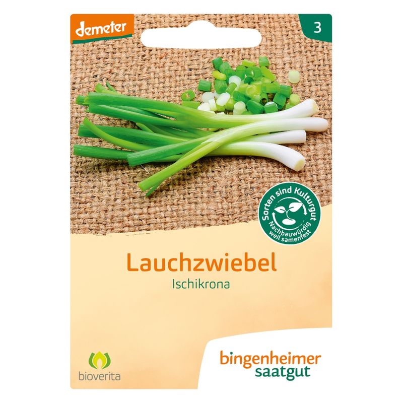 Bingenheimer Saatgut Ischikrona - Lauchzwiebel (Saatgut) - Produktbild