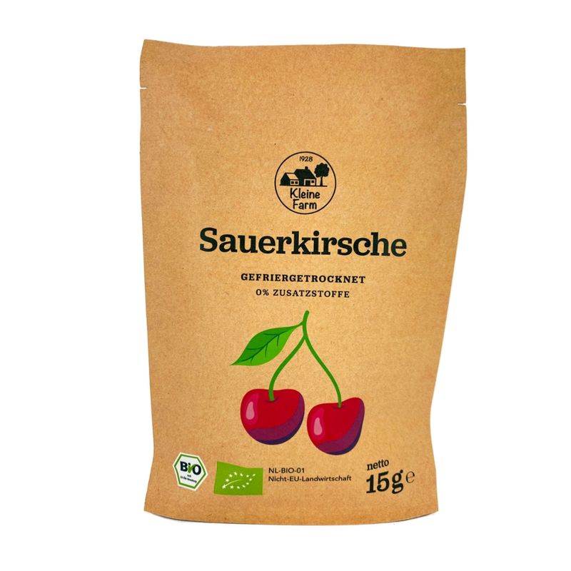 Kleine Farm Bio Kleine Farm Sauerkirschen Gefriergetrocknet 15 g - Produktbild