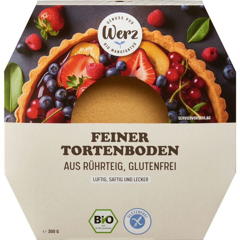 Naturkornmühle Werz Feiner Tortenboden, aus Rührteig, glutenfrei - Produktbild