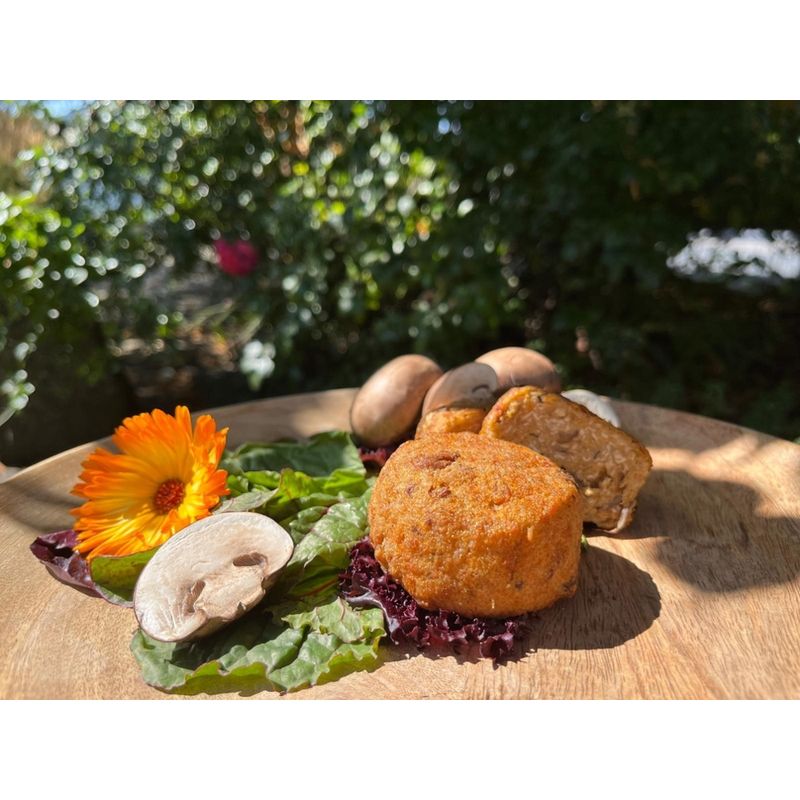Steinofenbäcker Champignon Bratling - pikant - Produktbild