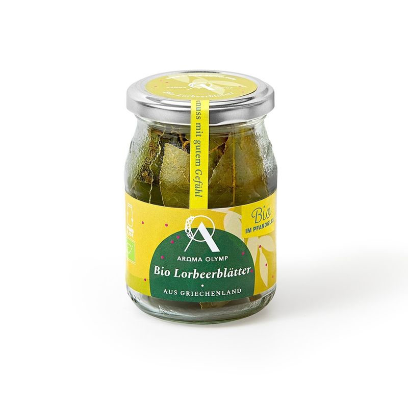 Aroma Olymp Aroma Olymp Bio Lorbeerblätter 10 g im Pfandglas - Produktbild