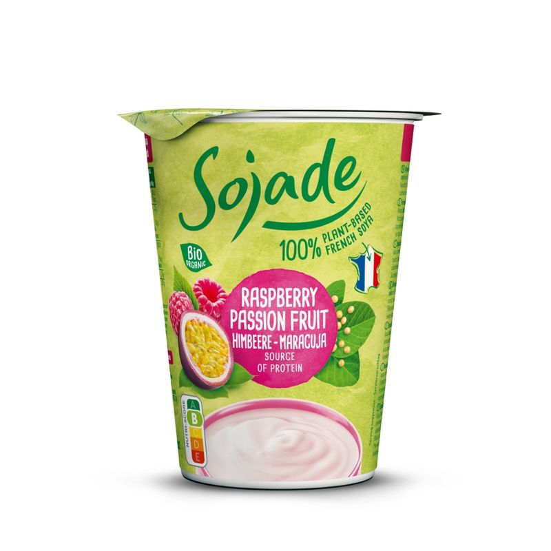 Sojade Bio Soja-Alternative zu Joghurt Himbeere-Maracuja - Produktbild