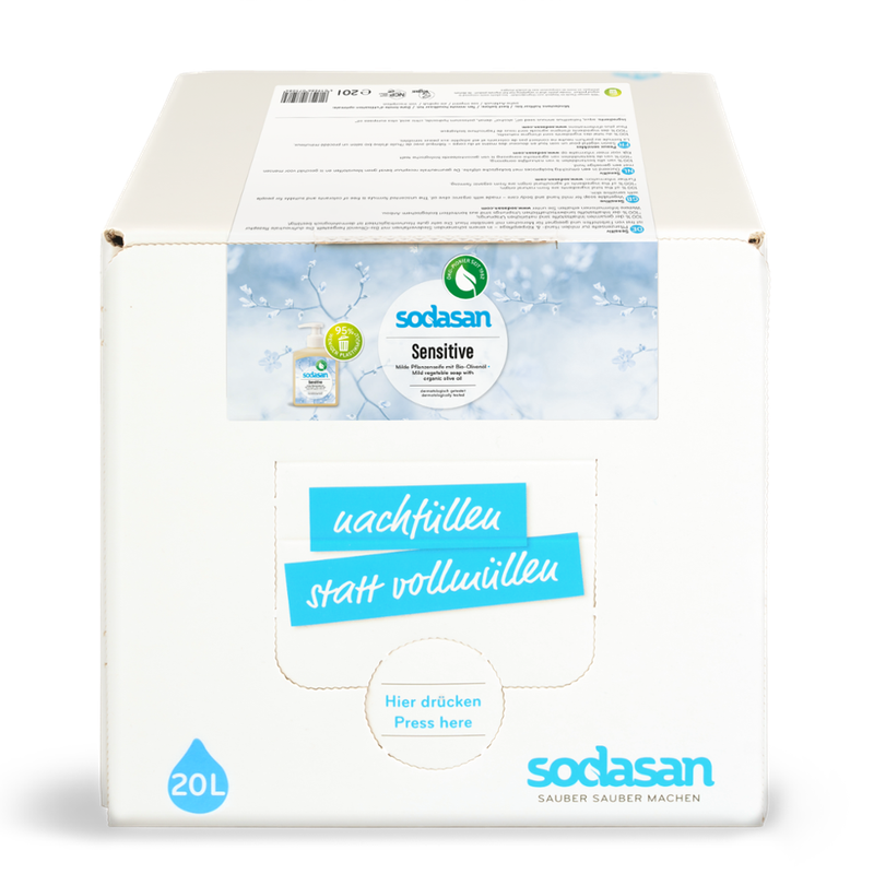 sodasan Liquid Soap Sensitive 20l BiB - Produktbild