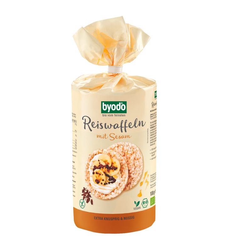 Byodo Byodo Reiswaffeln mit Sesam, 100 g - Produktbild