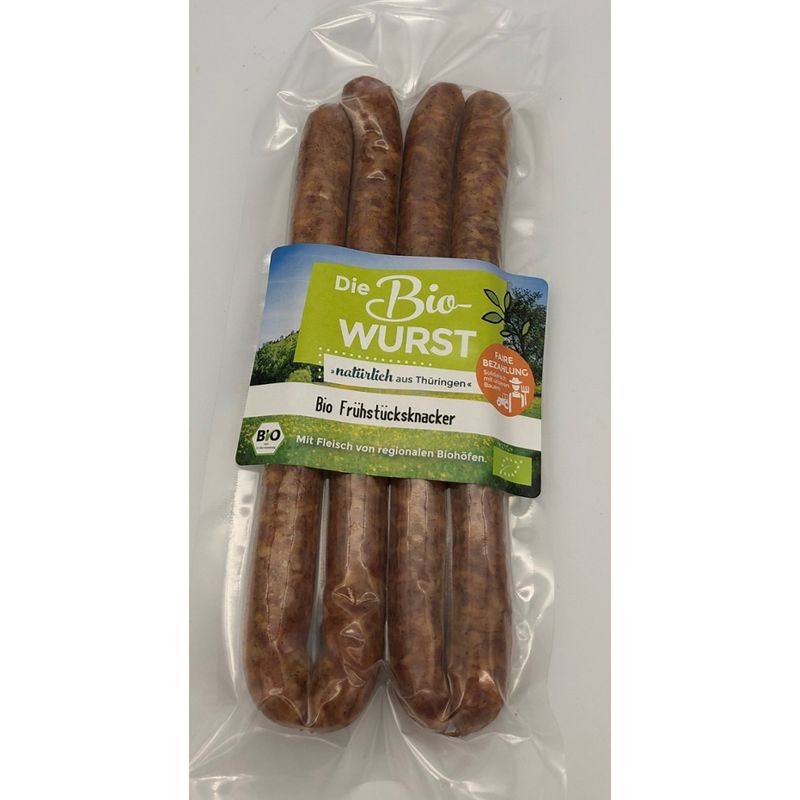 Die Bio-Wurst Bio Frühstücksknacker 4x50 g - Produktbild