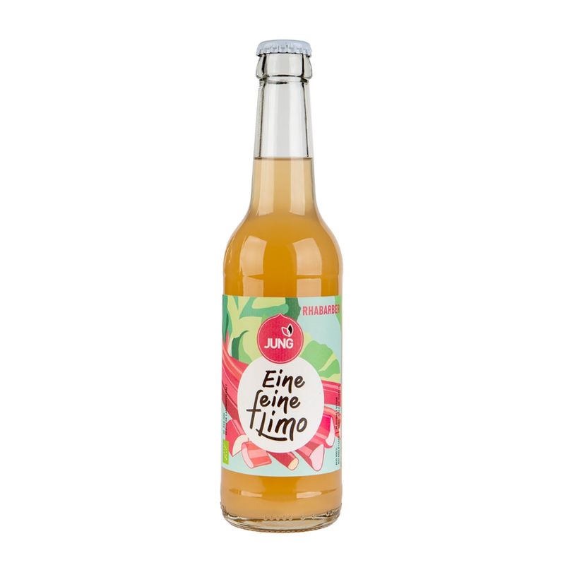 Jung Fruchtsäfte Eine Feine Limo Bio Rhabarber-Limo - Produktbild