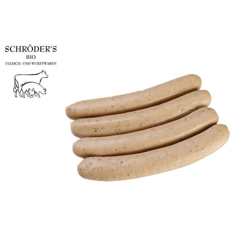 Schröder's Bio Fleisch- und Wurstwaren Lammbratwurst 4/50 g - Produktbild