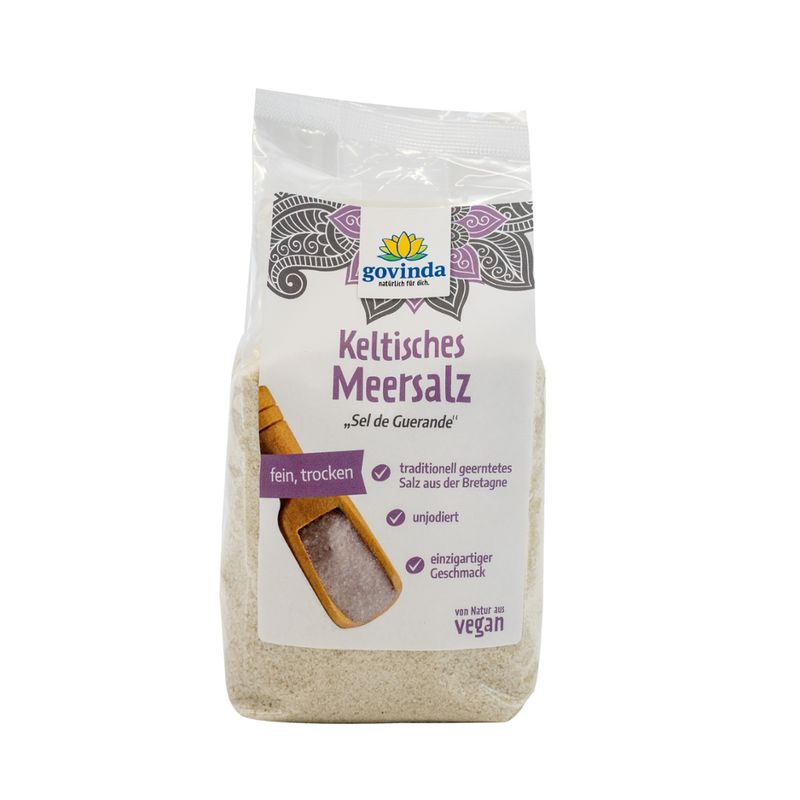 Govinda Keltisches Meersalz fein, trocken - Produktbild