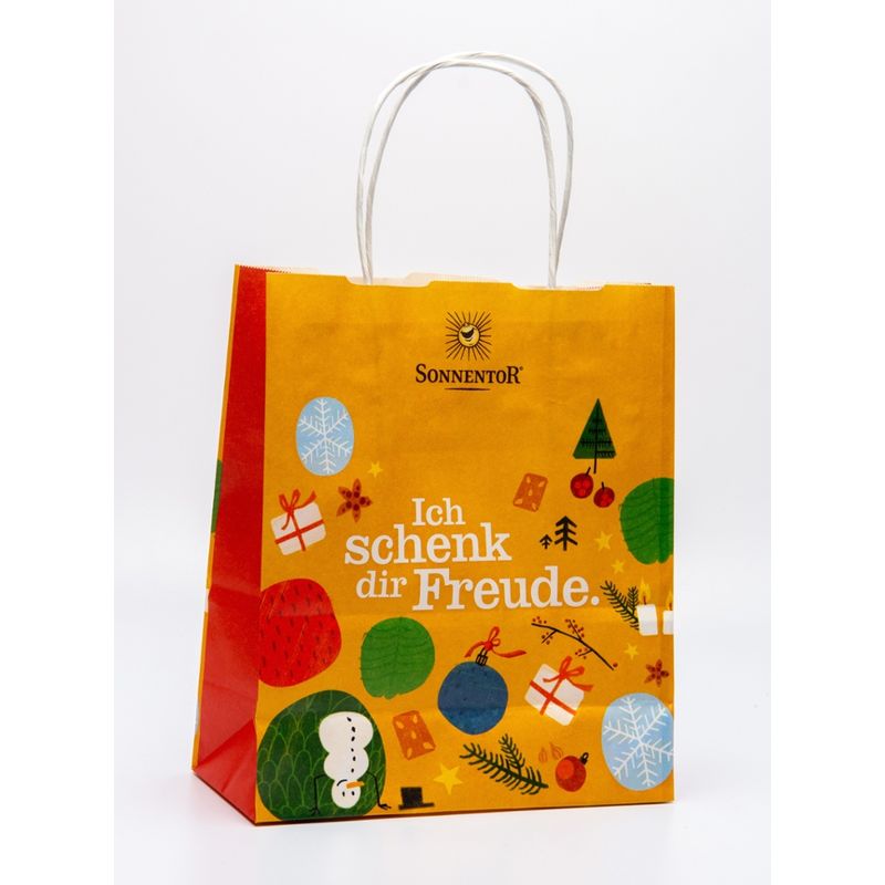 Sonnentor Tragtasche XS weihnachtliche Ich schenk dir Freude - Produktbild