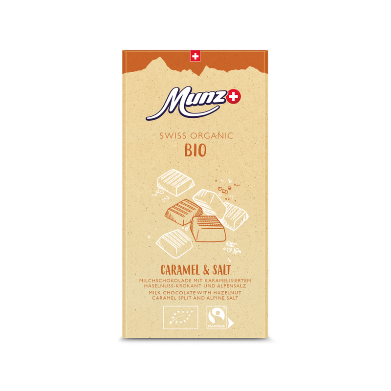 Munz Munz Organic Caramel & Salt 100g - Produktbild