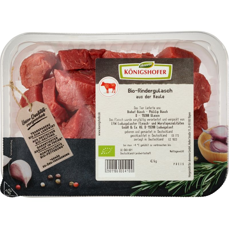 Königshofer Rindergulasch aus der Keule - Produktbild