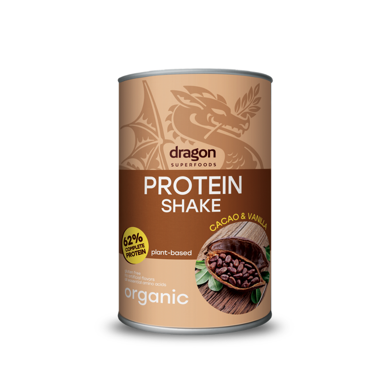 Dragon Superfoods Dragon Superfoods Protein Shake Cacao and Vanilla 500g, vegan, glutenfrei - Produktbild