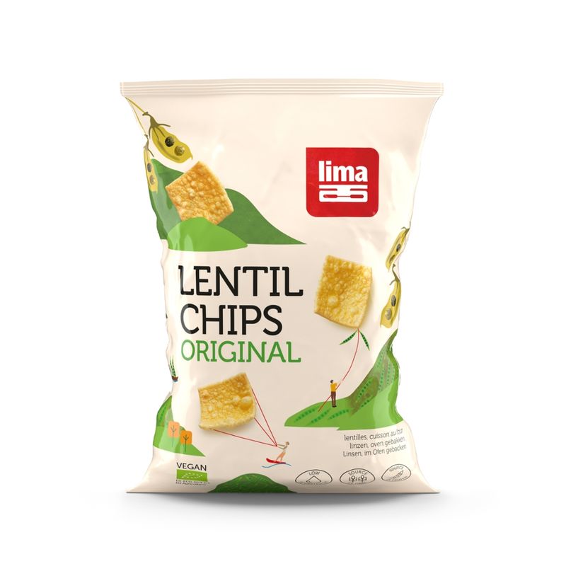 Lima Lentil Chips original - Produktbild