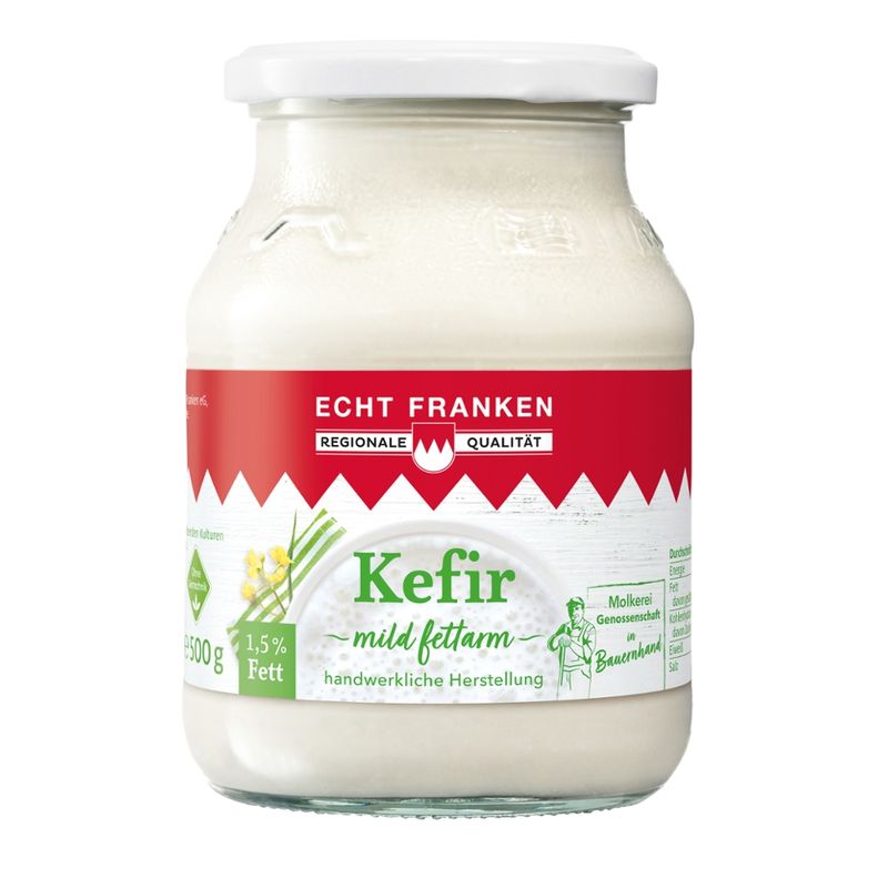 Echt Franken Fettarmer Kefir mild - Produktbild