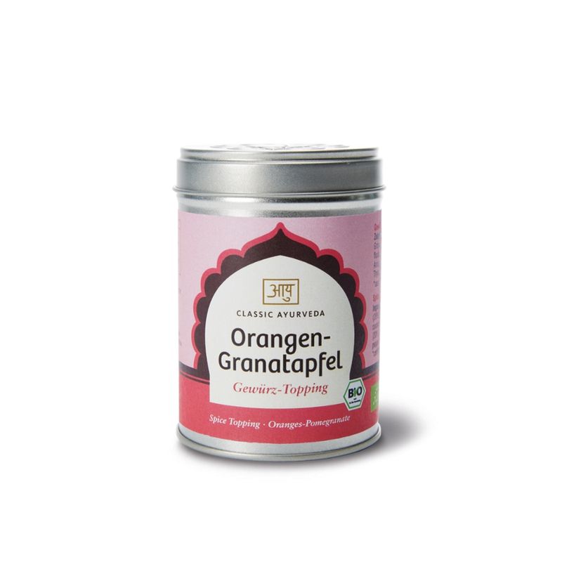 Classic Ayurveda Orangen-Granatapfel Gewürz-Topping, bio, 70 g - Produktbild