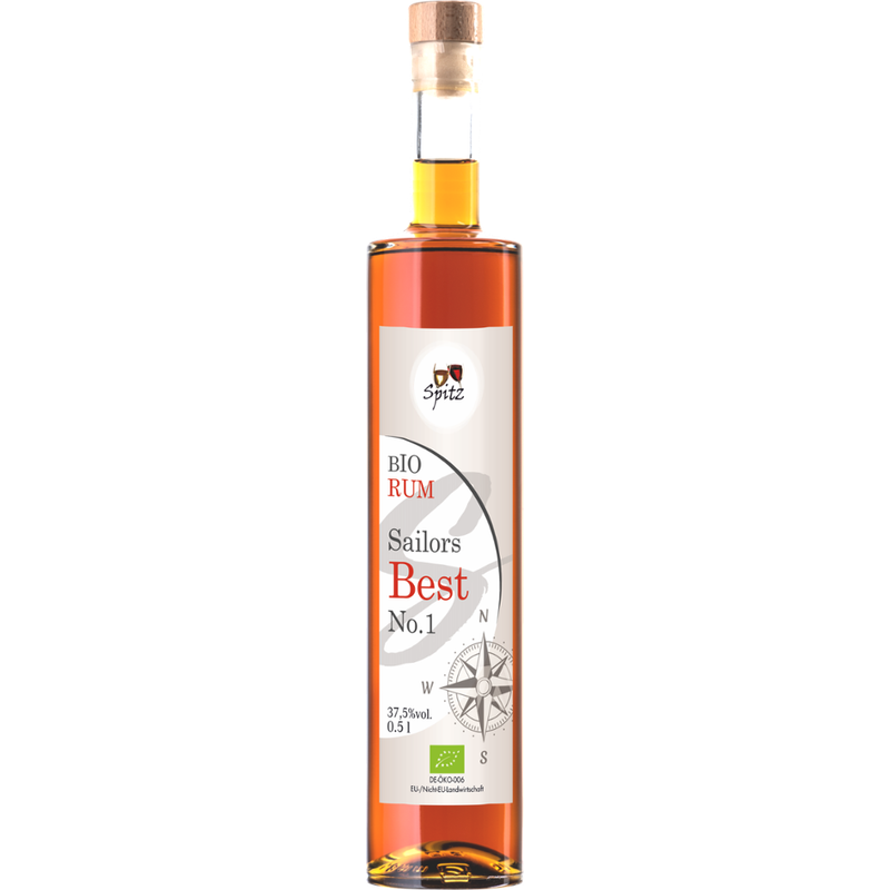 Spitz BIO-Rum 0.5 l, 37,5 vol% - Produktbild