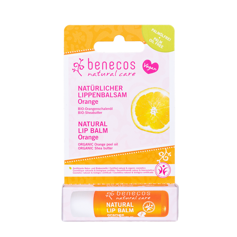 benecos benecos Natural Lip Balm Orange - Produktbild