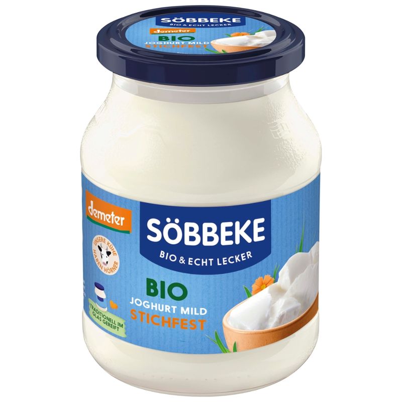 Söbbeke Bio Joghurt mild Demeter stichfest 3,8 % Fett - Produktbild