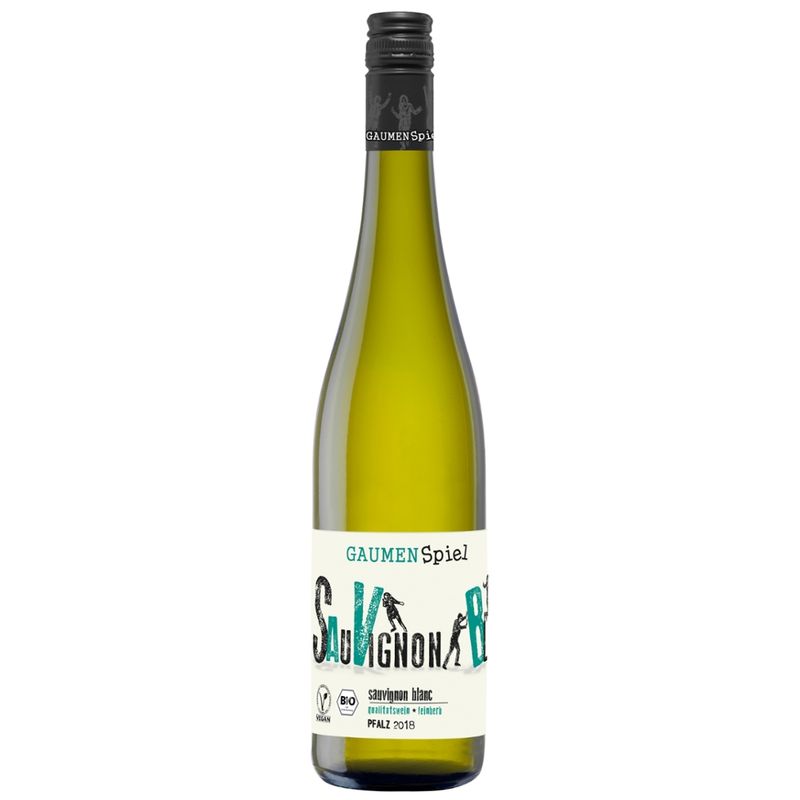 Gaumenspiel Gaumenspiel Sauvignon Blanc Qualitätswein feinherb Bio Vegan 0,75 l - Produktbild