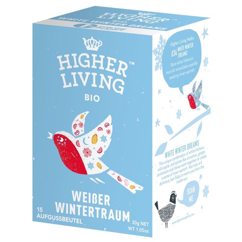 Higher Living Kräutertee Weißer Wintertraum - Produktbild