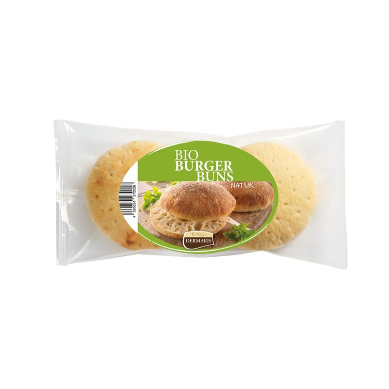 Dermaris BIO Burger Buns Classic, im Steinofen gebacken, Weizengebäck - Produktbild
