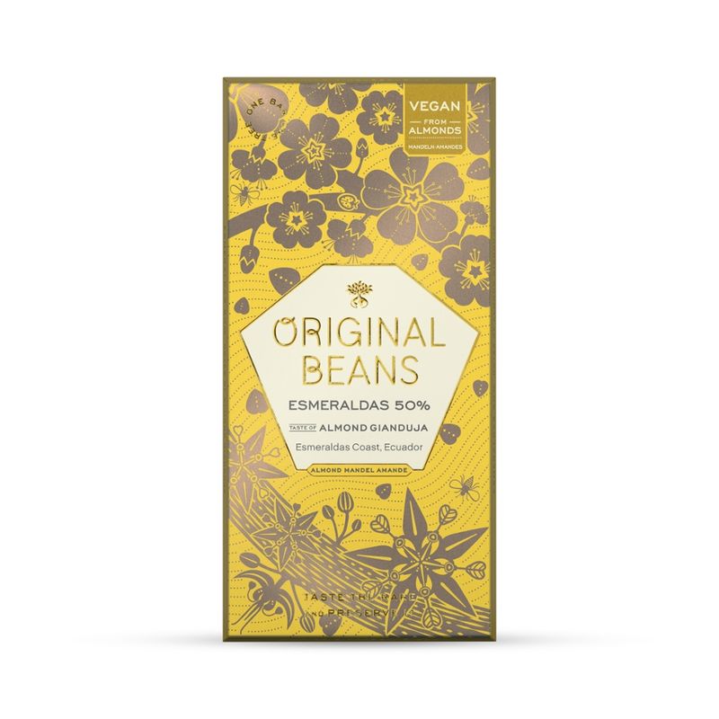 Original Beans Original Beans Esmeraldas 50% Vegan M!lk Bio vegane Schokolade - Produktbild