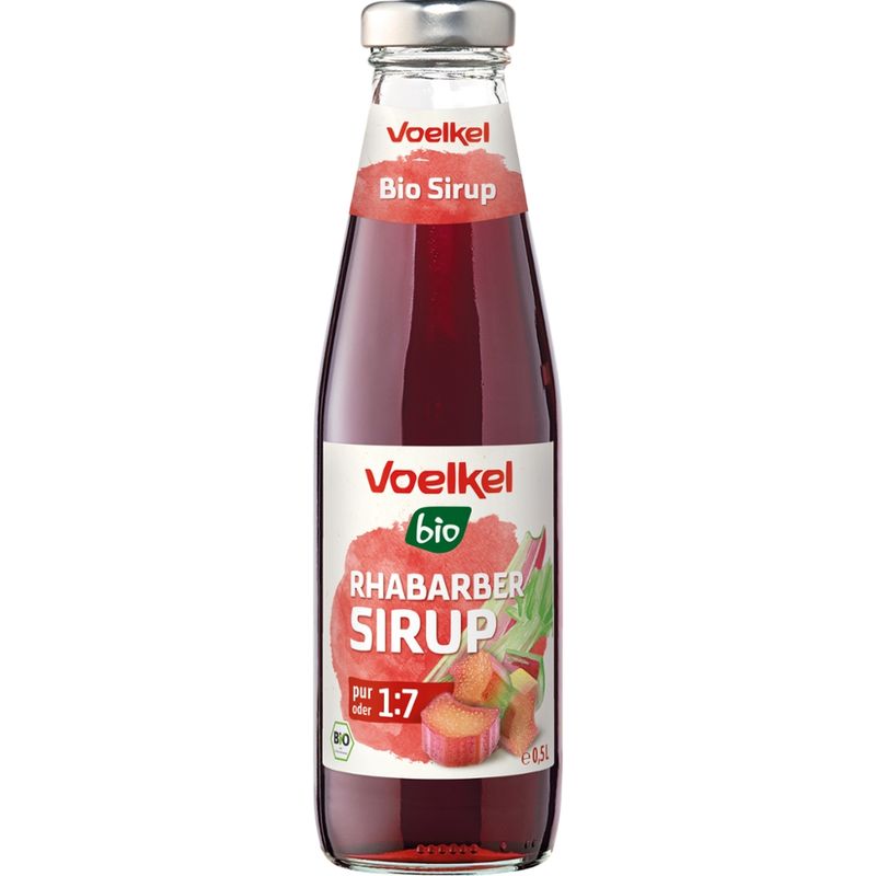 Voelkel Bio Sirup Rhabarber - Produktbild