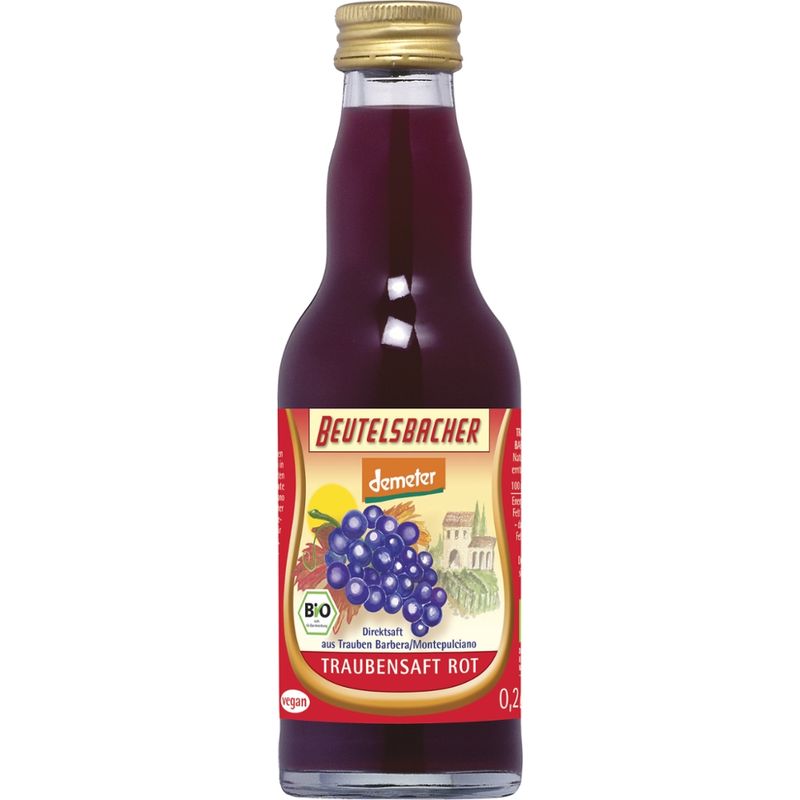 BEUTELSBACHER Traubensaft rot Barbera/Montepulciano - Produktbild