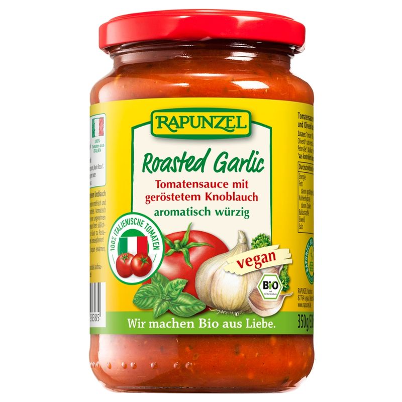 Rapunzel Tomatensauce Roasted Garlic - Produktbild