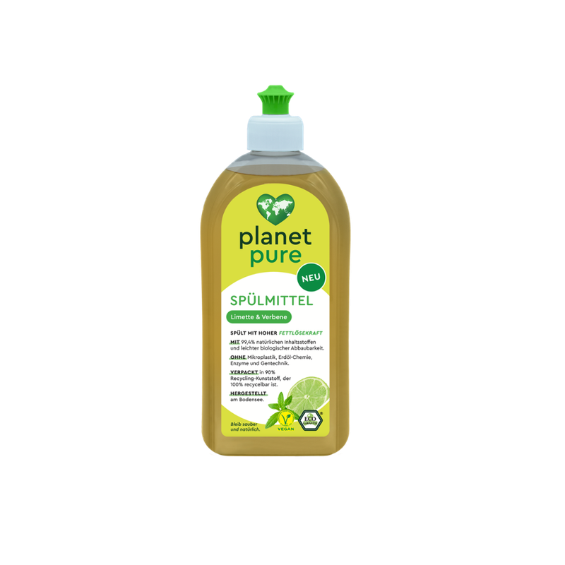 Planet Pure Spülmittel Limette & Verbene 500ml - Produktbild