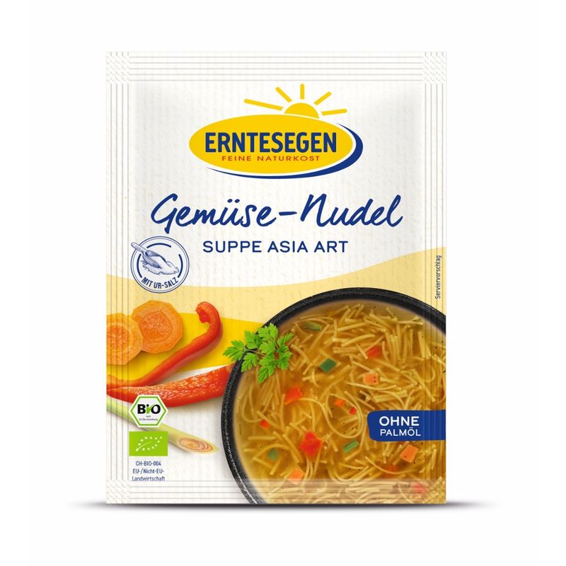 Erntesegen Gemüse-Nudel Suppe Asia Art Bio - Produktbild