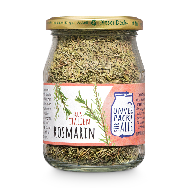 Unverpackt für alle Rosmarin, gerebelt, EG Bio, MMP-kl, 95g - Produktbild