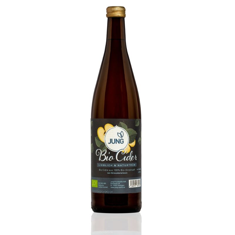 Jung Fruchtsäfte Jung Bio Cidre lieblich 3 vol. % - Produktbild