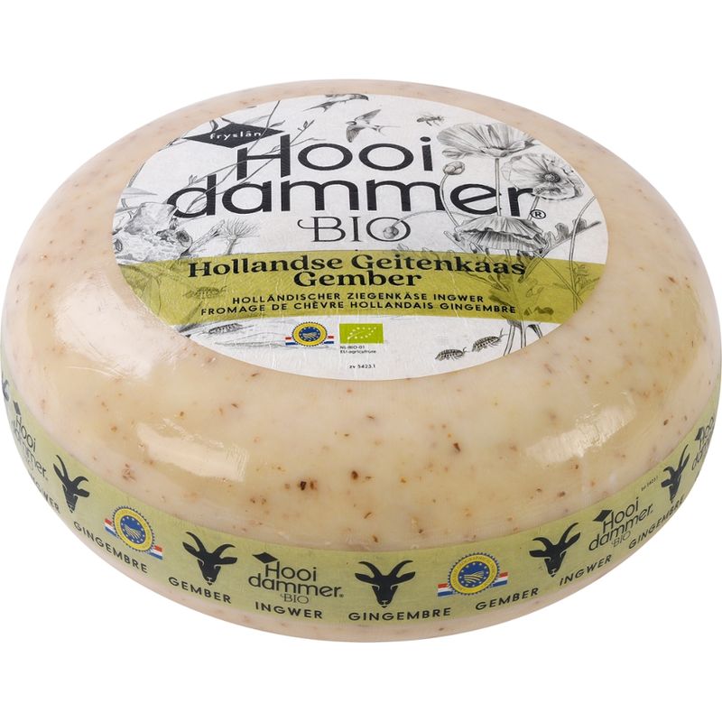 Hooidammer Hooidammer Holländischer Bio Ziegenschnittkäse Ingwer 4/5kg mindestens 50% Fett i. Tr. - Produktbild