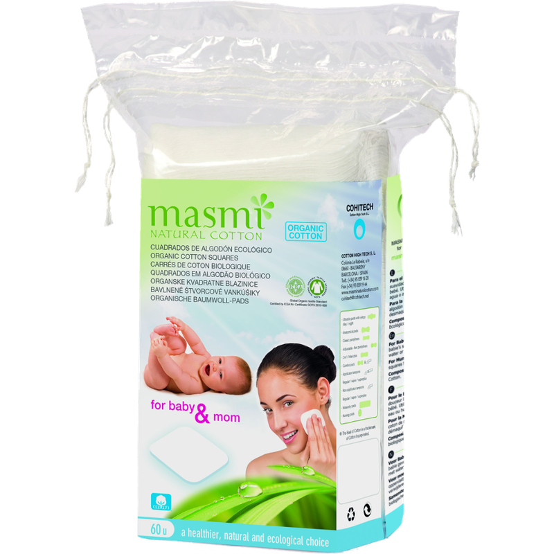 MASMI ORGANIC CARE Bio Reinigungspads aus 100% GOTS Bio Baumwolle MASMI - Produktbild