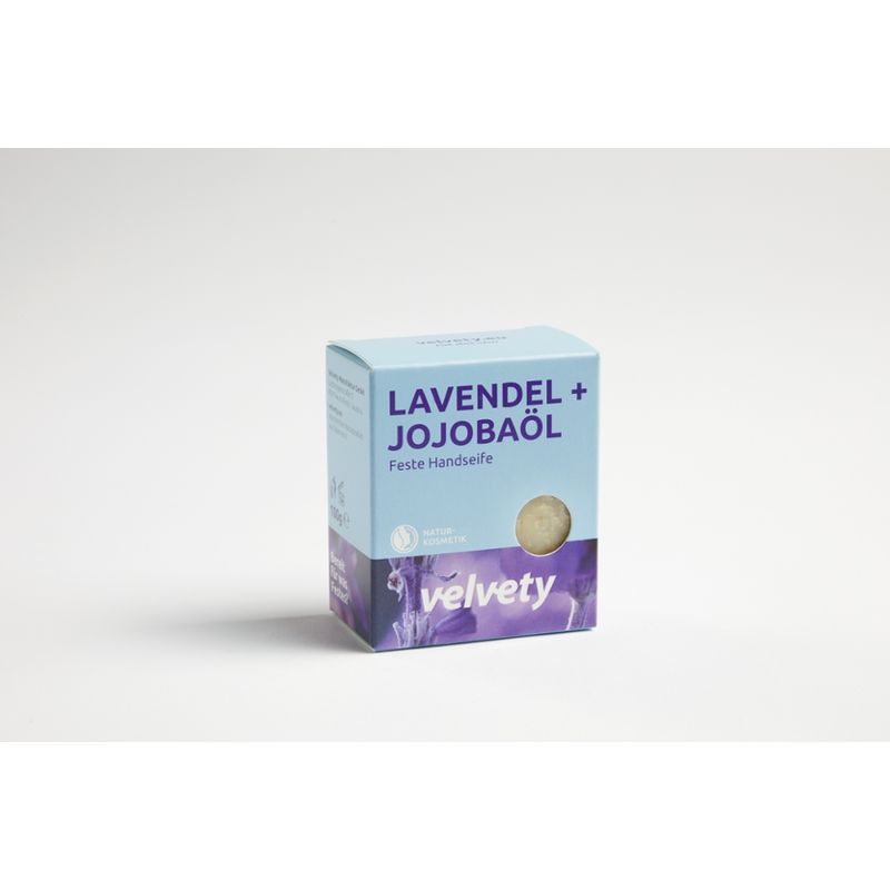Velvety Handseife Lavendel & Jojobaöl 100g - Produktbild